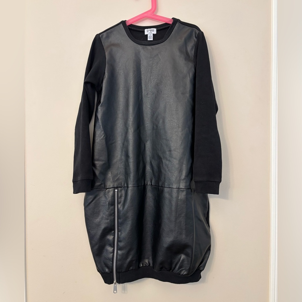 Crew Kids Black Long Sleeve Dress